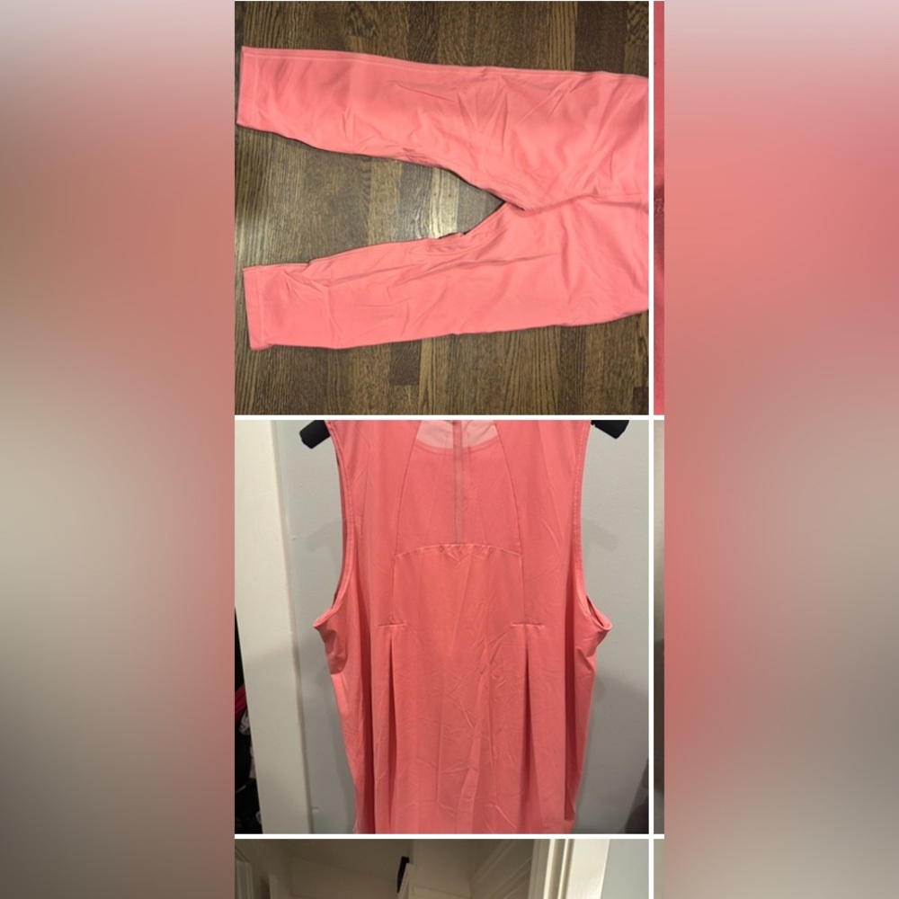 2 pieces lululemon athletica Pink Leggings & shirt
